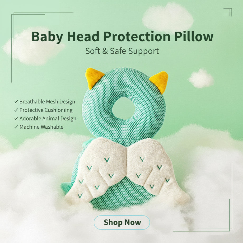 Toddler Breathable Baby Head Pillow