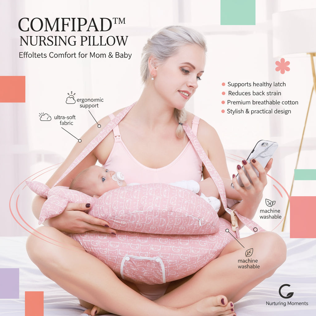 Nursing Pillows Baby Maternity Breastfeeding Multifunction Adjustable Cushion Infant Newborn Feeding Layered Washable Cover